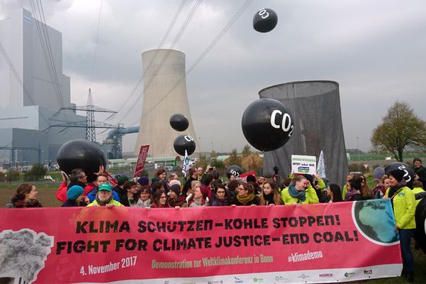 Klima schützen - Kohle stoppen, Weltklimakonferenz November 2017