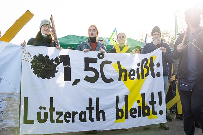 Demo in Lützerath am 12.11.2022. [Foto: Jörg Farys/die.projektoren]