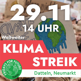 Klimastreik in Datteln.