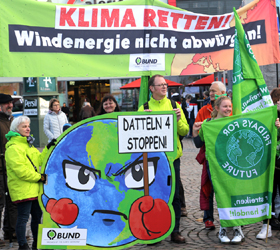 Klimastreik in Datteln.