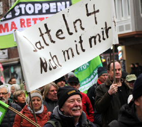Datteln 4? Nicht mit mir! Demo am 24. Januar.