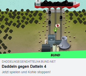 Daddeln gegen Datteln 4 - das Video-Spiel.