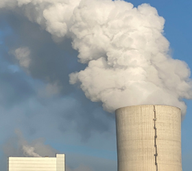 "Klimaschutz" made in NRW: Das Kohlekraftwerk Datteln 4. [Foto: Thomas Krämerkämper] 
