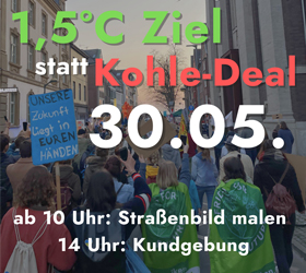 30. Mai: Aktion zur leitentscheidung in Düsseldorf.